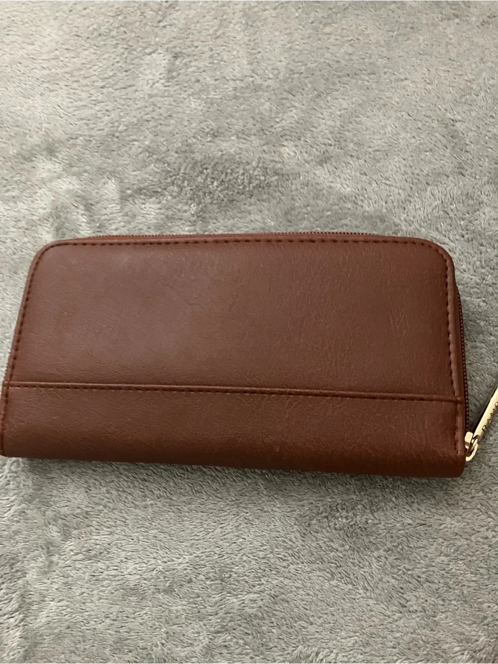 Rampage Brown Zip-Around Wallet